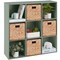 Best Choice Products 9-Cube Bookshelf, 13.5in Display Storage System, Organizer w/ Removable Back Panels